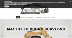 Desktop Screenshot of mattielloscavi.com